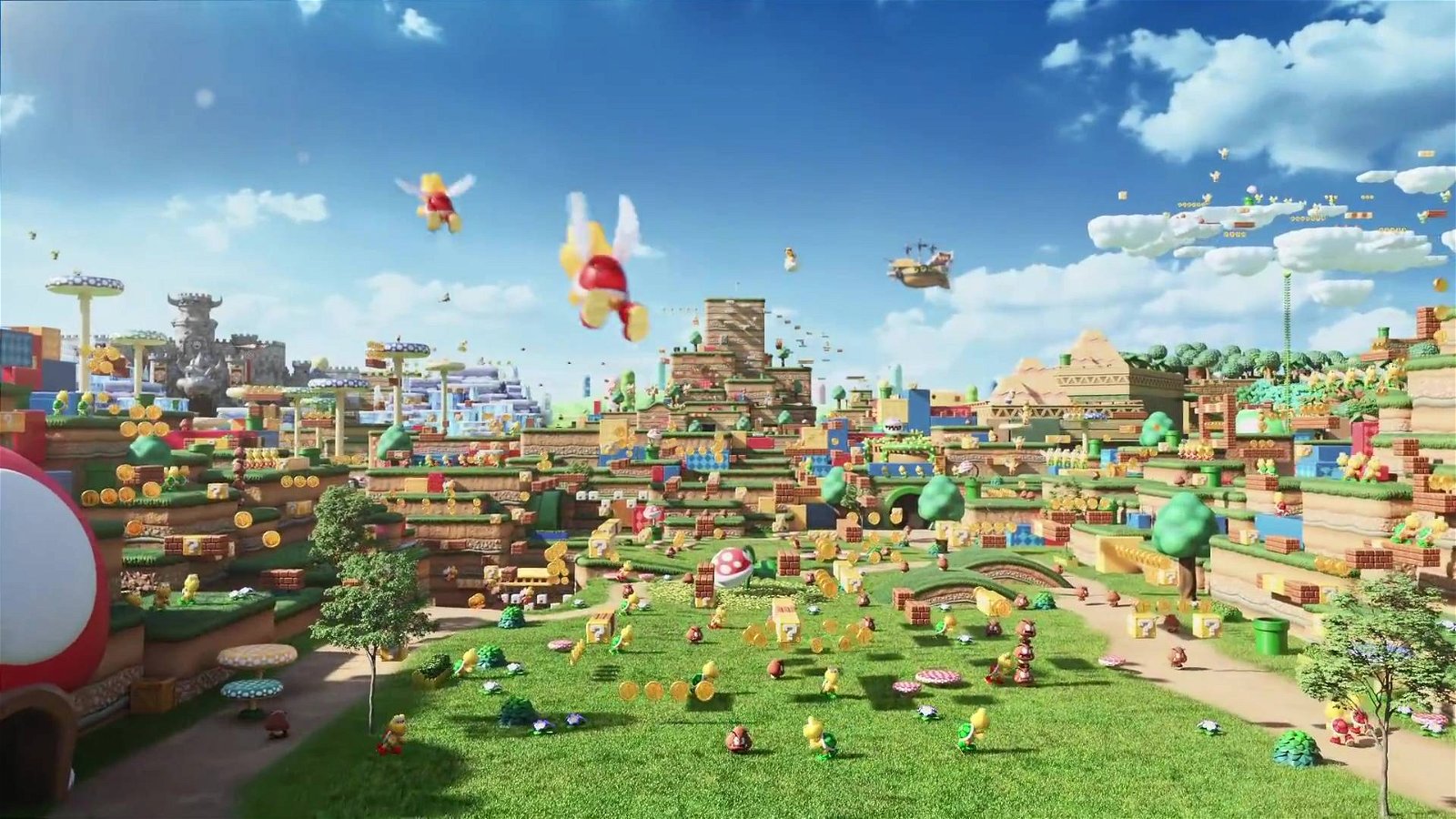 Immagine di Super Nintendo World: il parco divertimenti si mostra in un video musicale