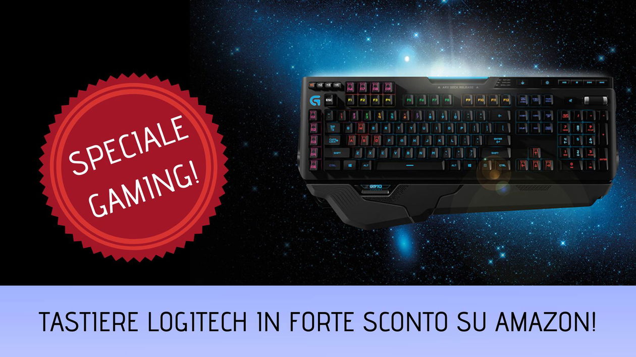 Immagine di Super offerte sulle tastiere Logitech da Amazon, G910 al prezzo più basso di sempre!