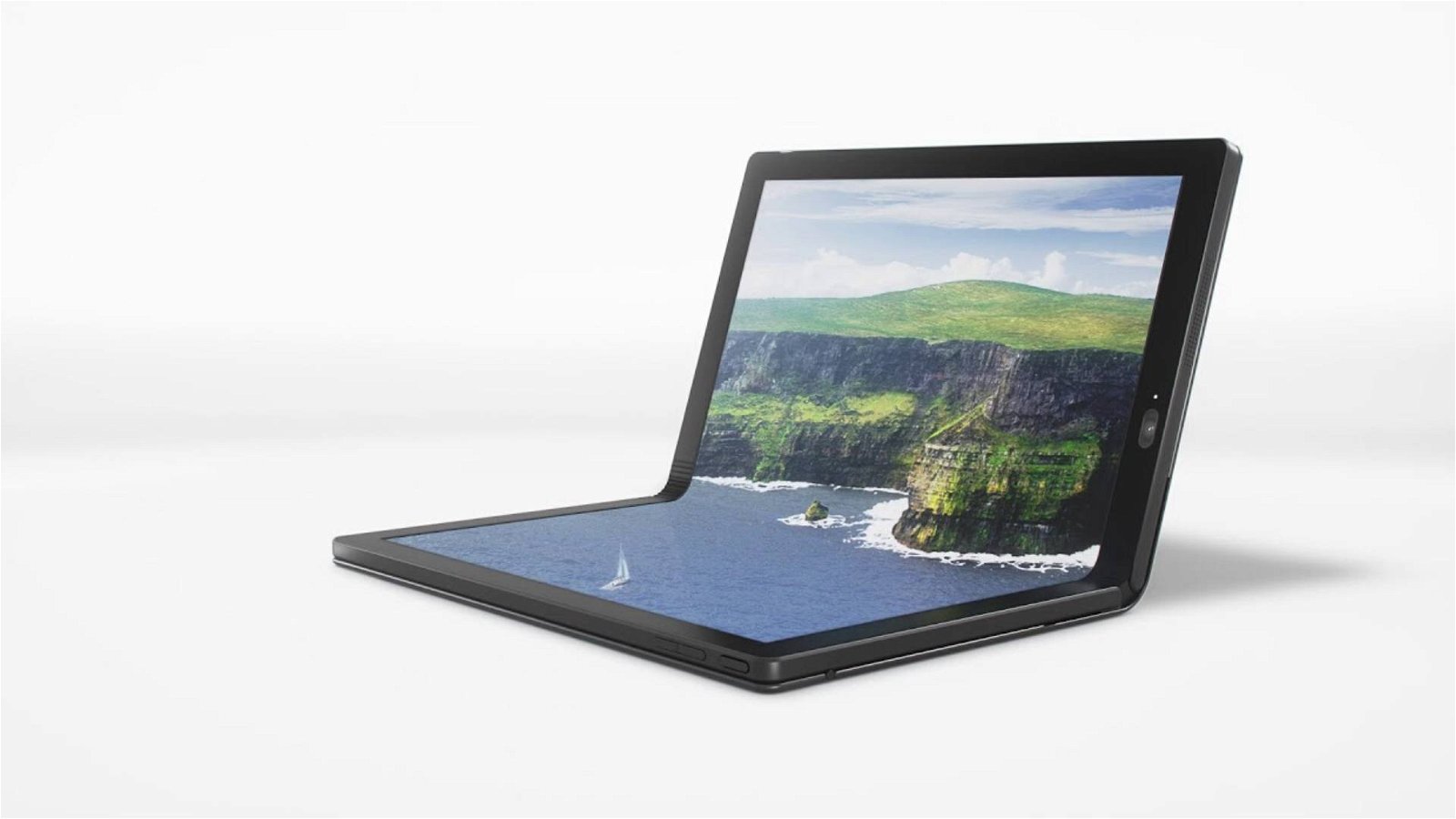 Immagine di Lenovo gioca d'anticipo su Microsoft: ecco ThinkPad X1 Fold, il tablet pieghevole