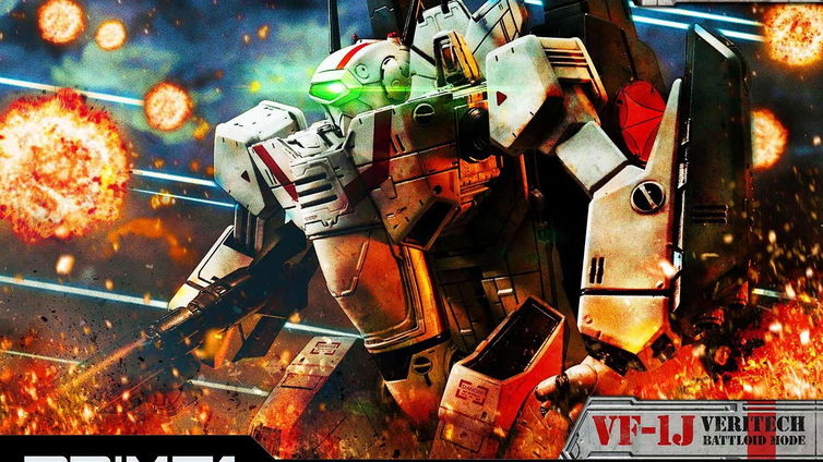 Immagine di VF-1J Officer's Veritech Battloid Mode da Prime 1 Studio