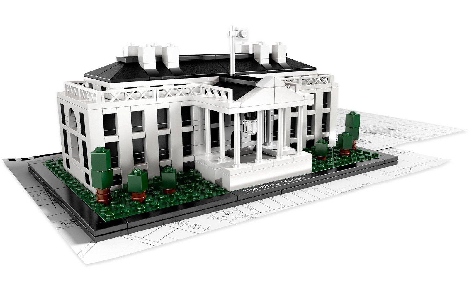 Immagine di LEGO:  Architecture # 21054 White House il primo set per età 18+