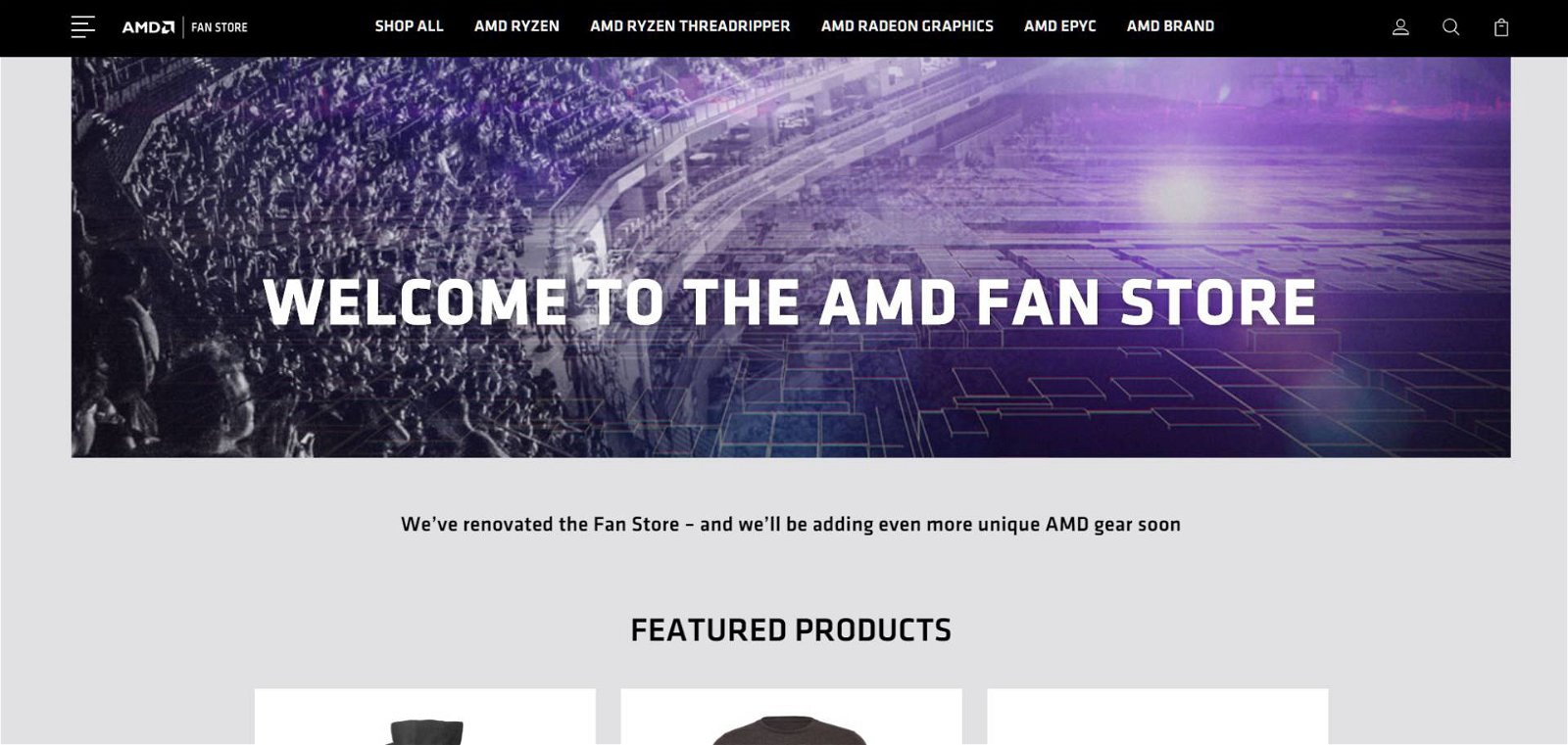 Immagine di AMD apre il suo primo fanshop