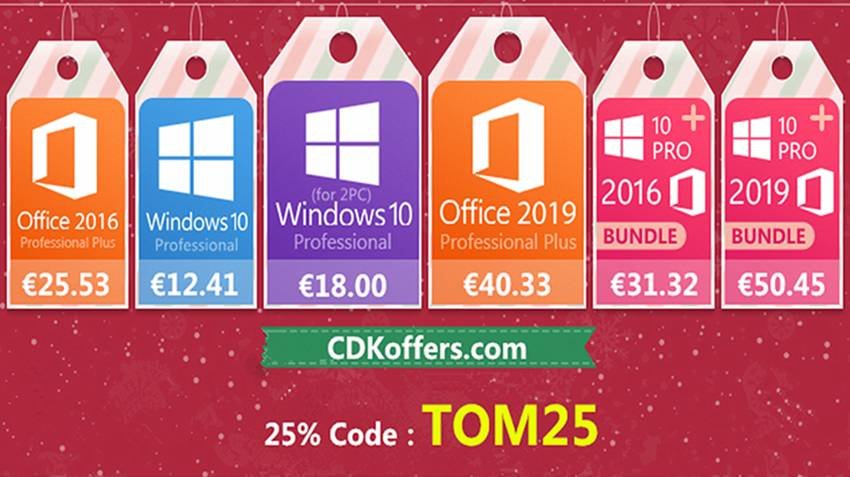 Immagine di Windows PRO per 2 PC a soli 18€ grazie al coupon da 25% di sconto su CDKoffers
