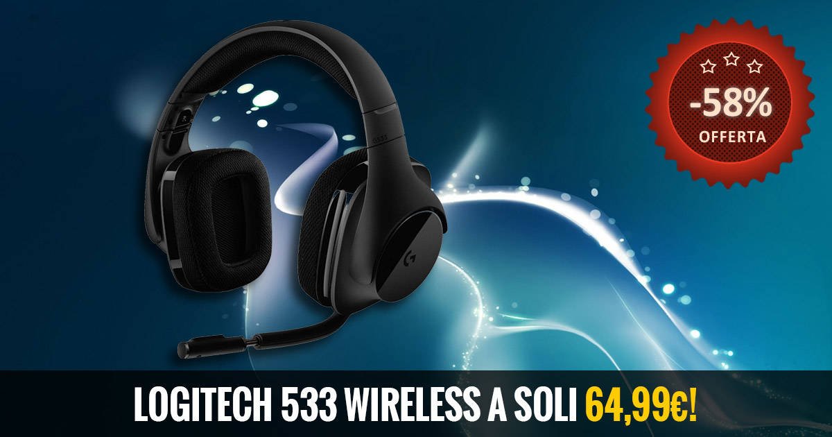 Immagine di Super offerta! Cuffie Logitech 533 wireless al prezzo più basso di sempre!