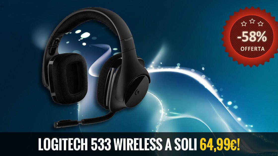Immagine di Super offerta! Cuffie Logitech 533 wireless al prezzo più basso di sempre!