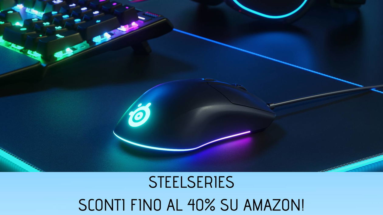 Immagine di Sconti fino al 40% sulle periferiche gaming di SteelSeries
