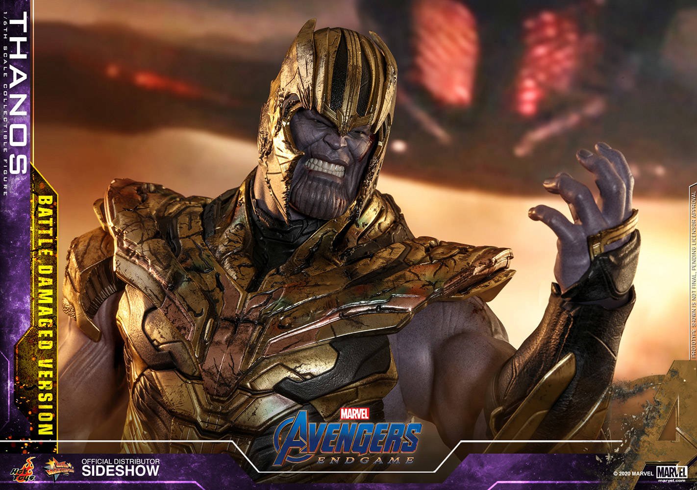 Immagine di Thanos (Battle Damaged Version) da Hot Toys