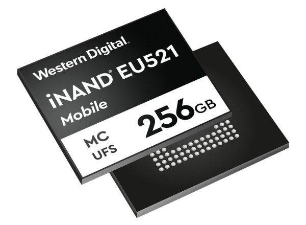 Immagine di iNAND EU521 UFS 3.1 per i dispositivi 5G, le nuove memorie di Western Digital