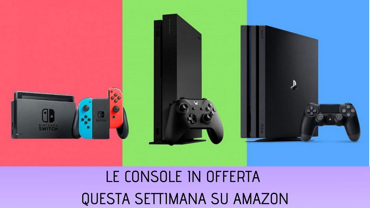 Immagine di Le console in offerta su Amazon