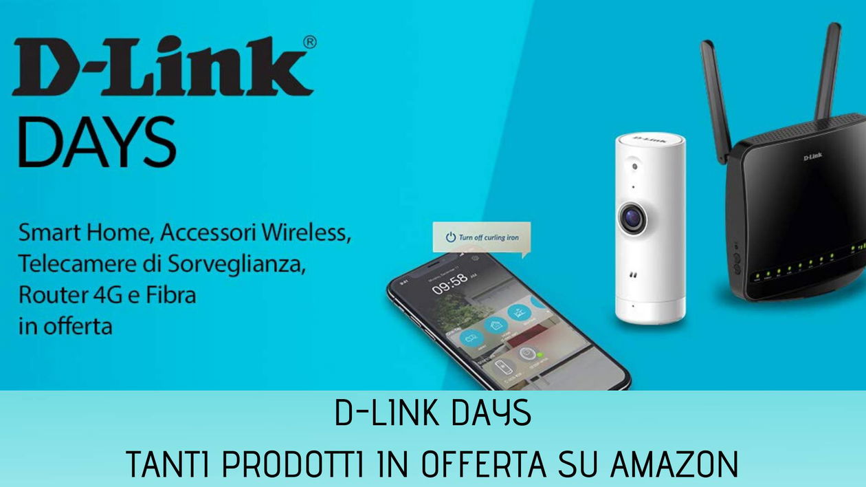 Immagine di Amazon: arrivano le offerte dei D-Link Days!