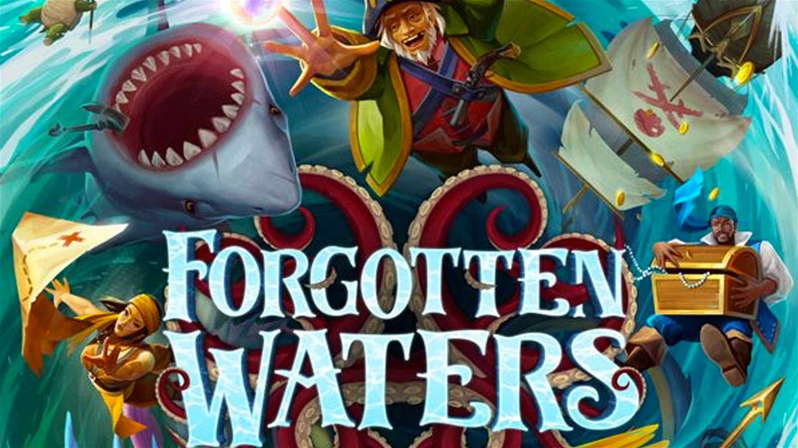Immagine di Forgotten Waters: da Plaid Hat Games un semi-collaborativo piratesco