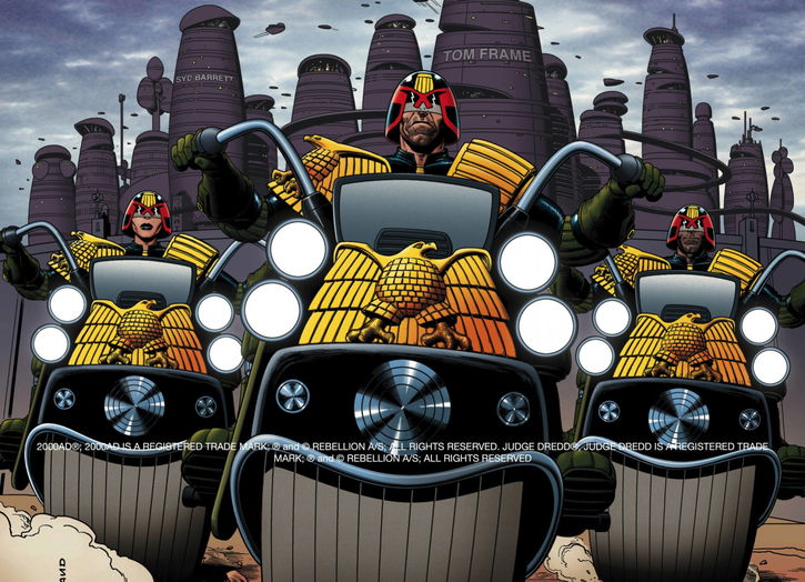 Immagine di Modiphius Entertainment lancia Judge Dredd RPG