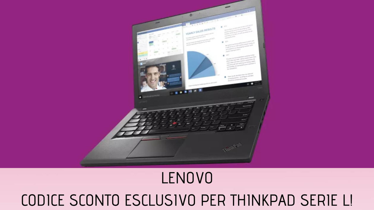 Immagine di 11% di sconto su tutti i ThinkPad L grazie a questo buono sconto!
