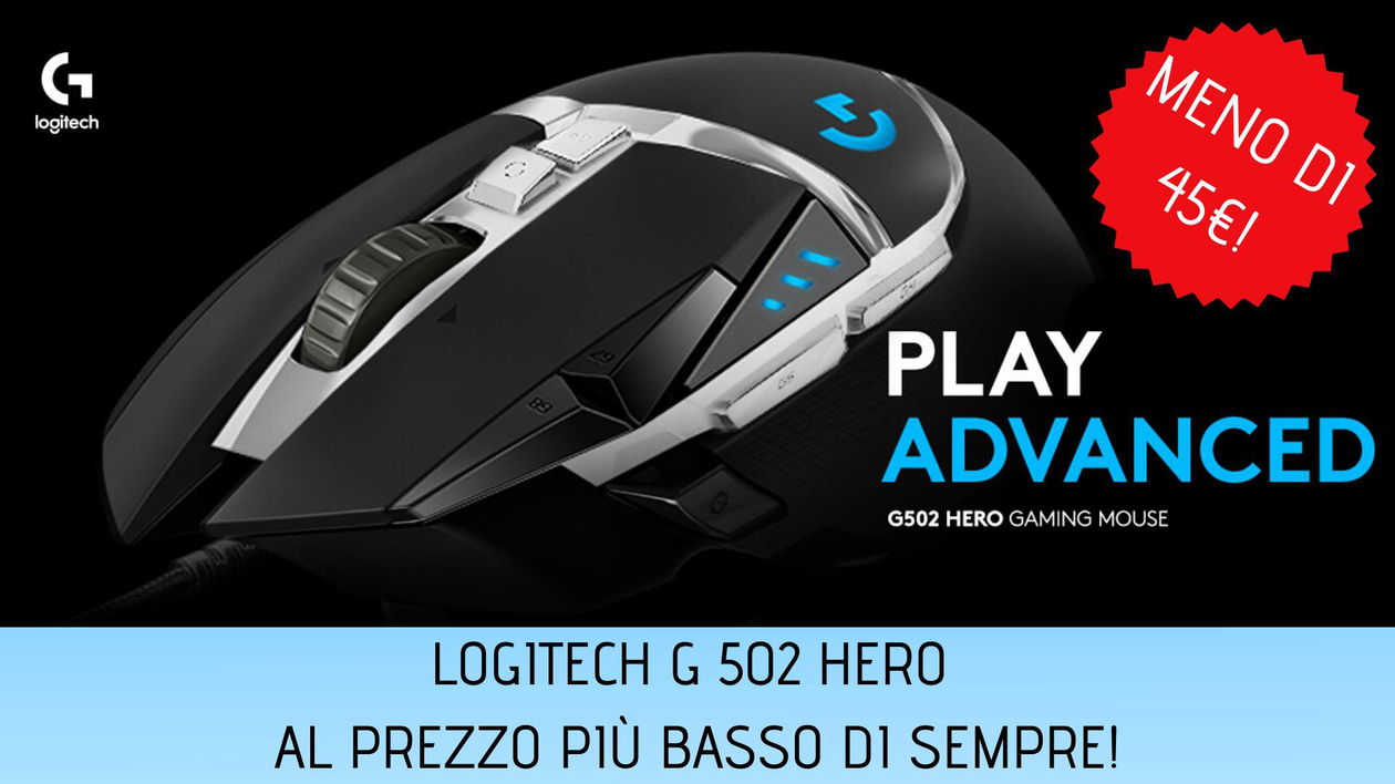 Immagine di Mouse Logitech G502 HERO al miglior prezzo di sempre!
