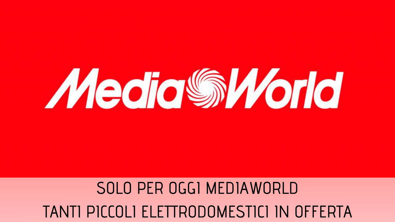 Immagine di Tanti piccoli elettrodomestici nelle offerte Solo per Oggi di MediaWorld