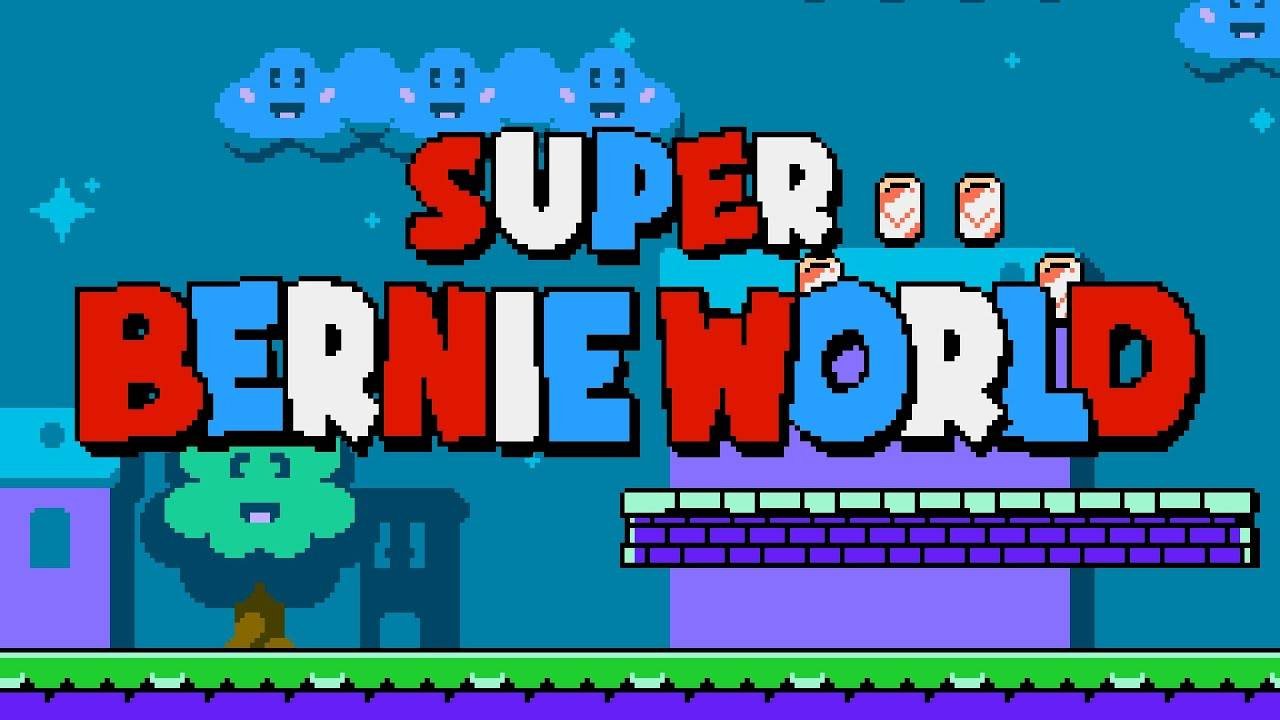 Immagine di Super Bernie World: senatore USA si trasforma in un clone di Super Mario