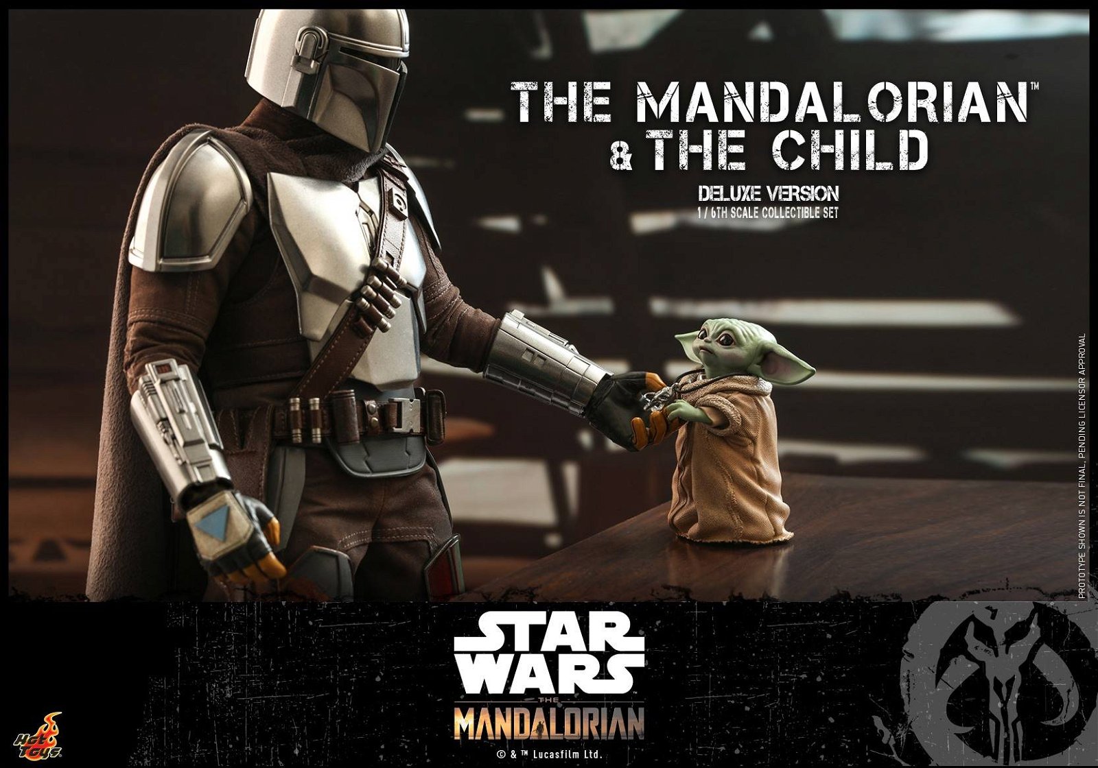 Immagine di The Mandalorian and The Child, il nuovo set Deluxe di Hot Toys