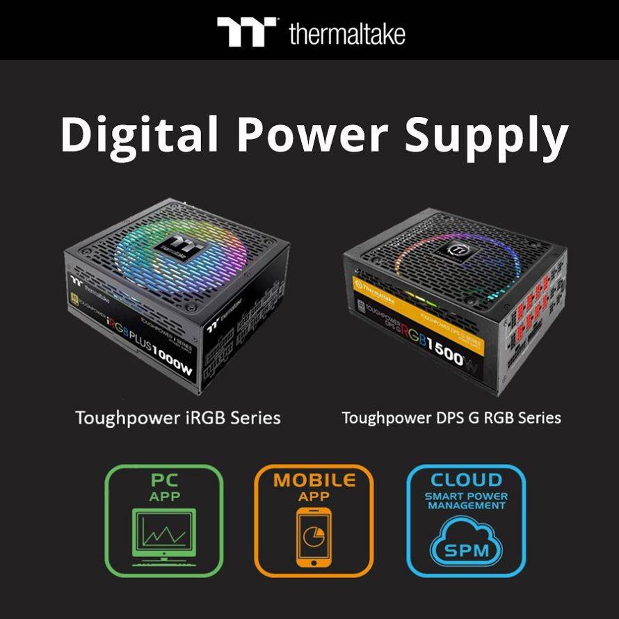 Immagine di Thermaltake annuncia Smart Power Management (SPM) 2.0 per i suoi alimentatori digitali