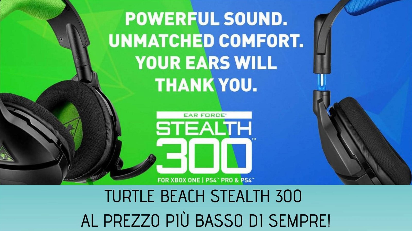 Immagine di Turtle Beach Stealth 300 per PS4 e Xbox One al prezzo più basso di sempre!
