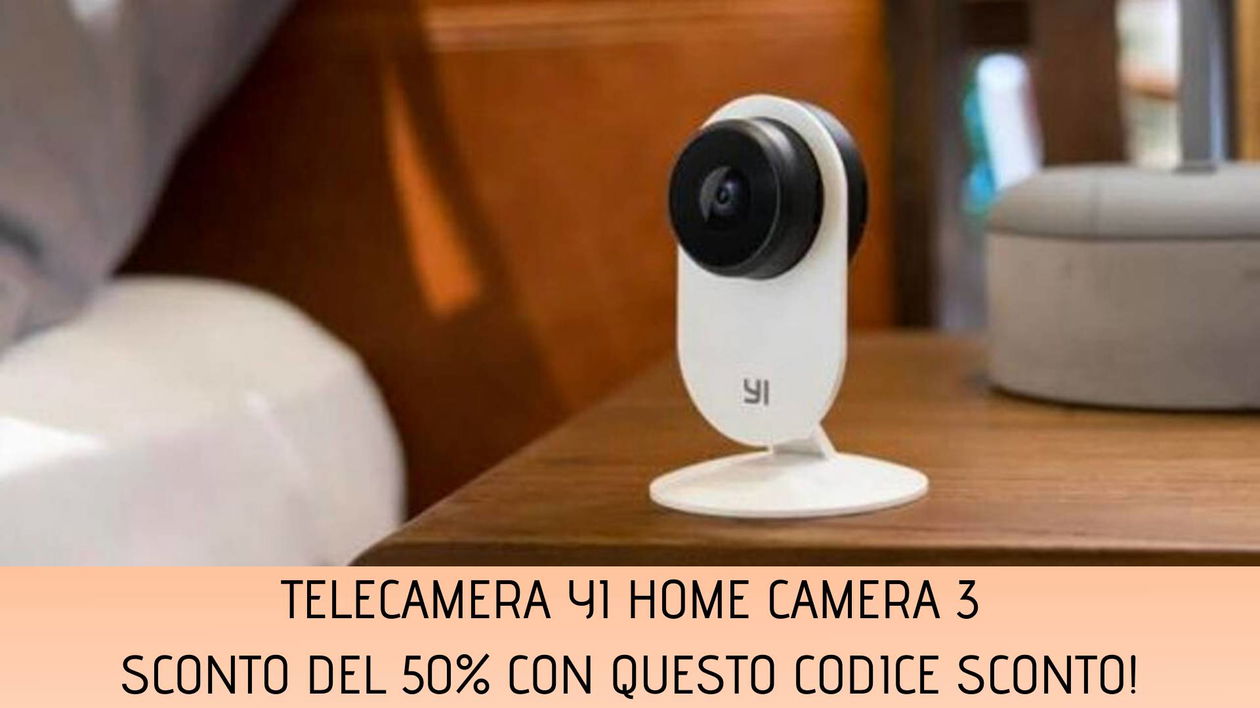 Immagine di YI Home Camera 3 eccezionalmente a €19,99 grazie a questo codice sconto!