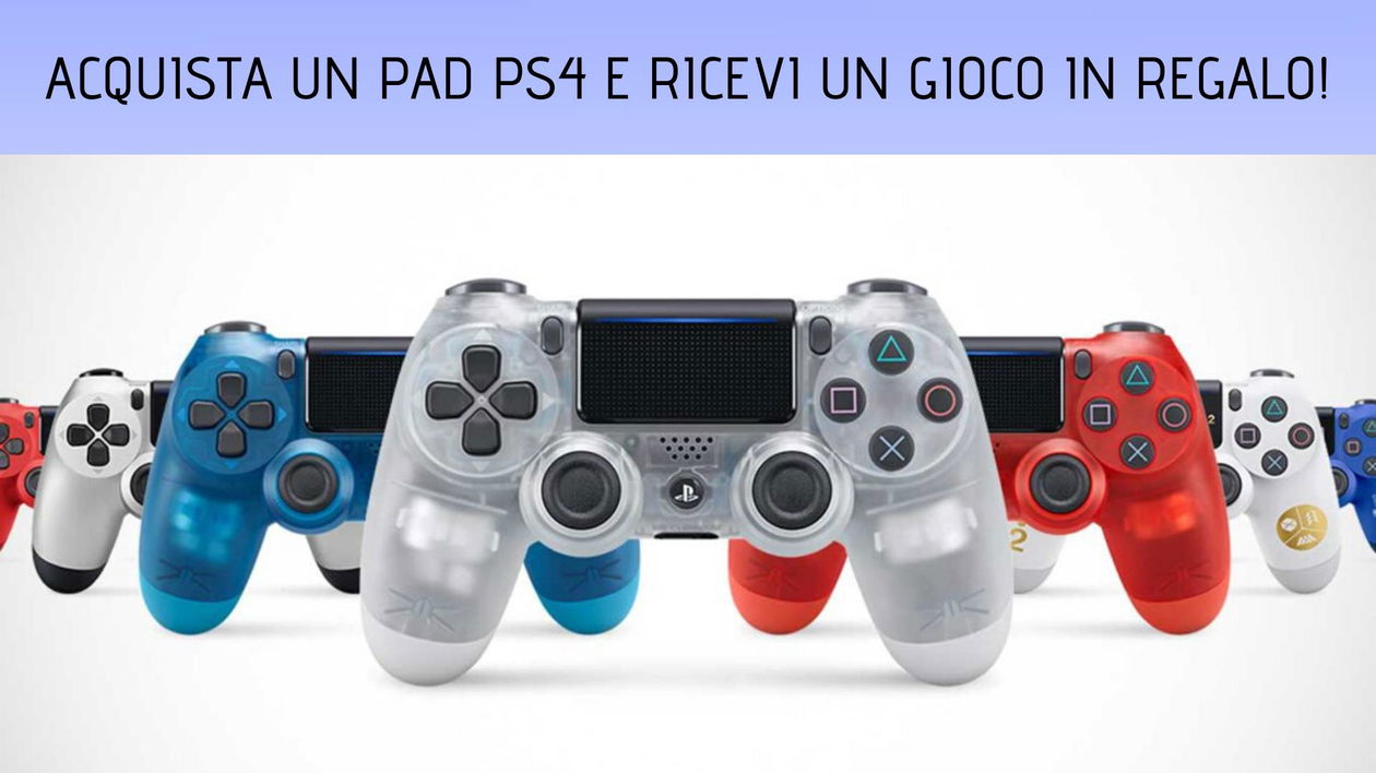 Immagine di Acquista un DualShock su Unieuro e ricevi un gioco PS4 in regalo!