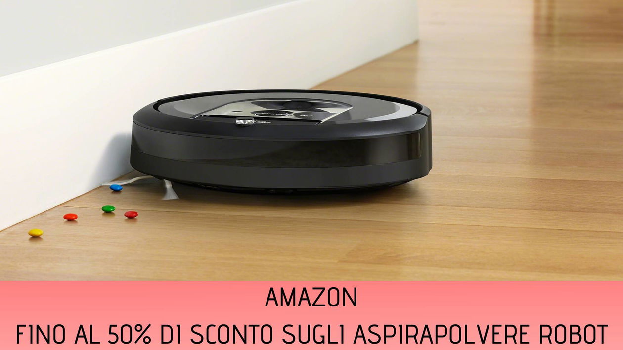 Immagine di Robot aspirapolvere in sconto fino al 50% su Amazon
