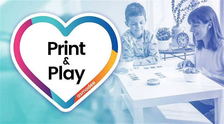 Immagine di Asmodee: i giochi da tavolo Print &amp; Play scaricabili gratuitamente per giocare stando a casa