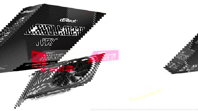 Immagine di AsRock RX 5500 XT Challenger ITX 8G, una scheda video per sistemi Mini ITX