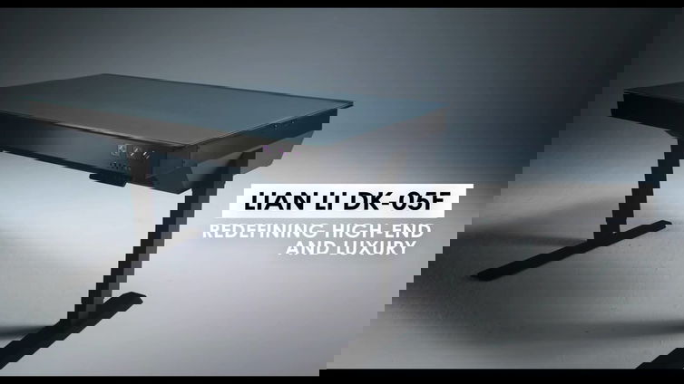 Immagine di Lian Li annuncia i nuovi Desk-Case con vetro elettro cromico: DK-05F e DK-04F