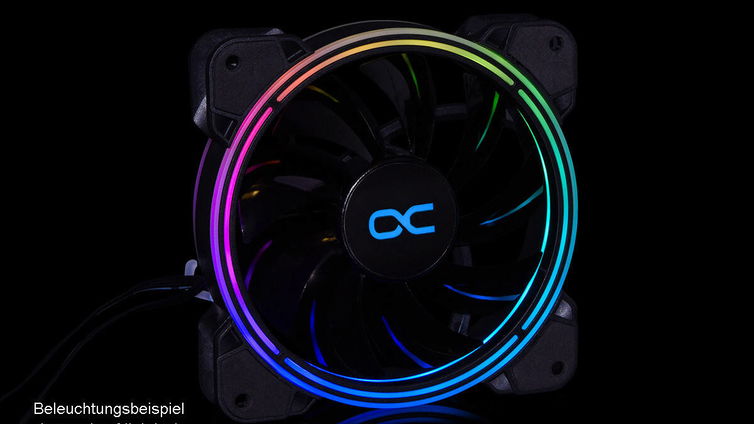 Immagine di Alphacool rende disponibili le ventole Eiszyklon Aurora LUX PRO 2 Digital RGB