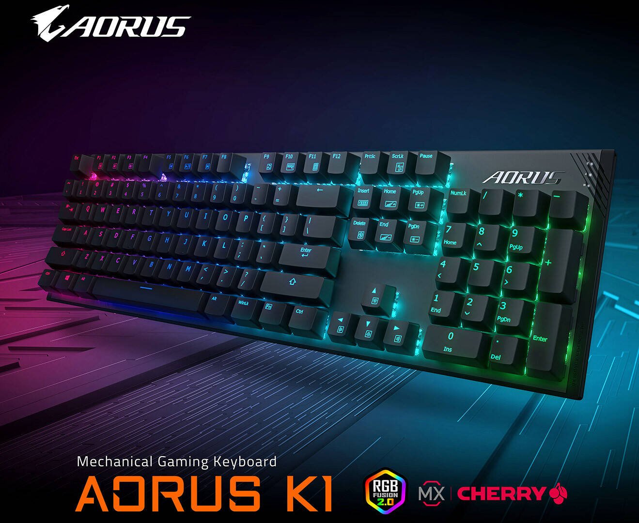 Immagine di Gigabyte presenta la nuova tastiera meccanica Aorus K1