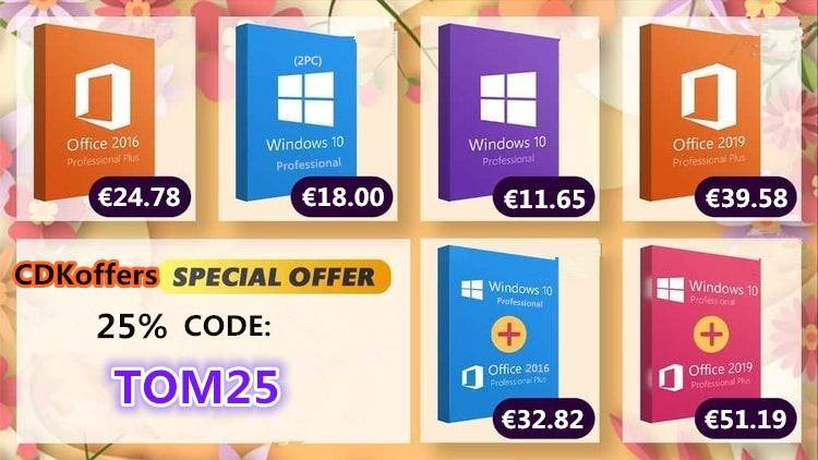 Immagine di Windows 10 Pro su due PC a soli 18 euro grazie al coupon di CDKoffers
