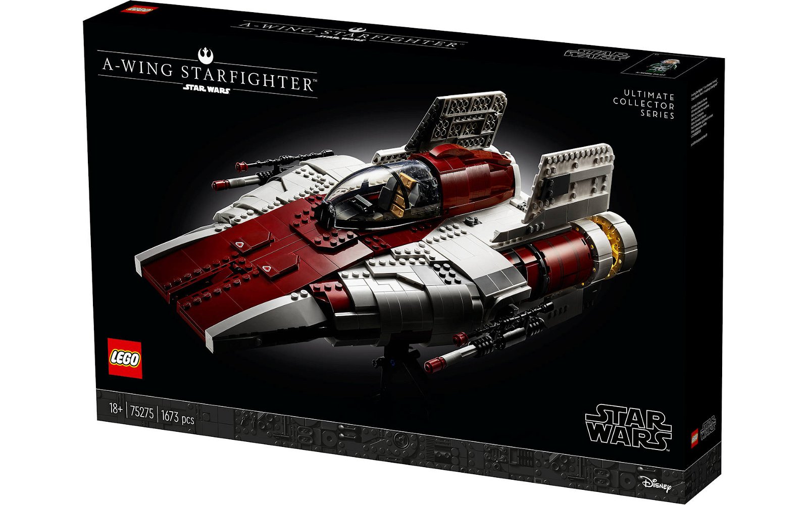 Immagine di LEGO: presentato ufficialmente il nuovo A-Wing Starfighter UCS (Star Wars)