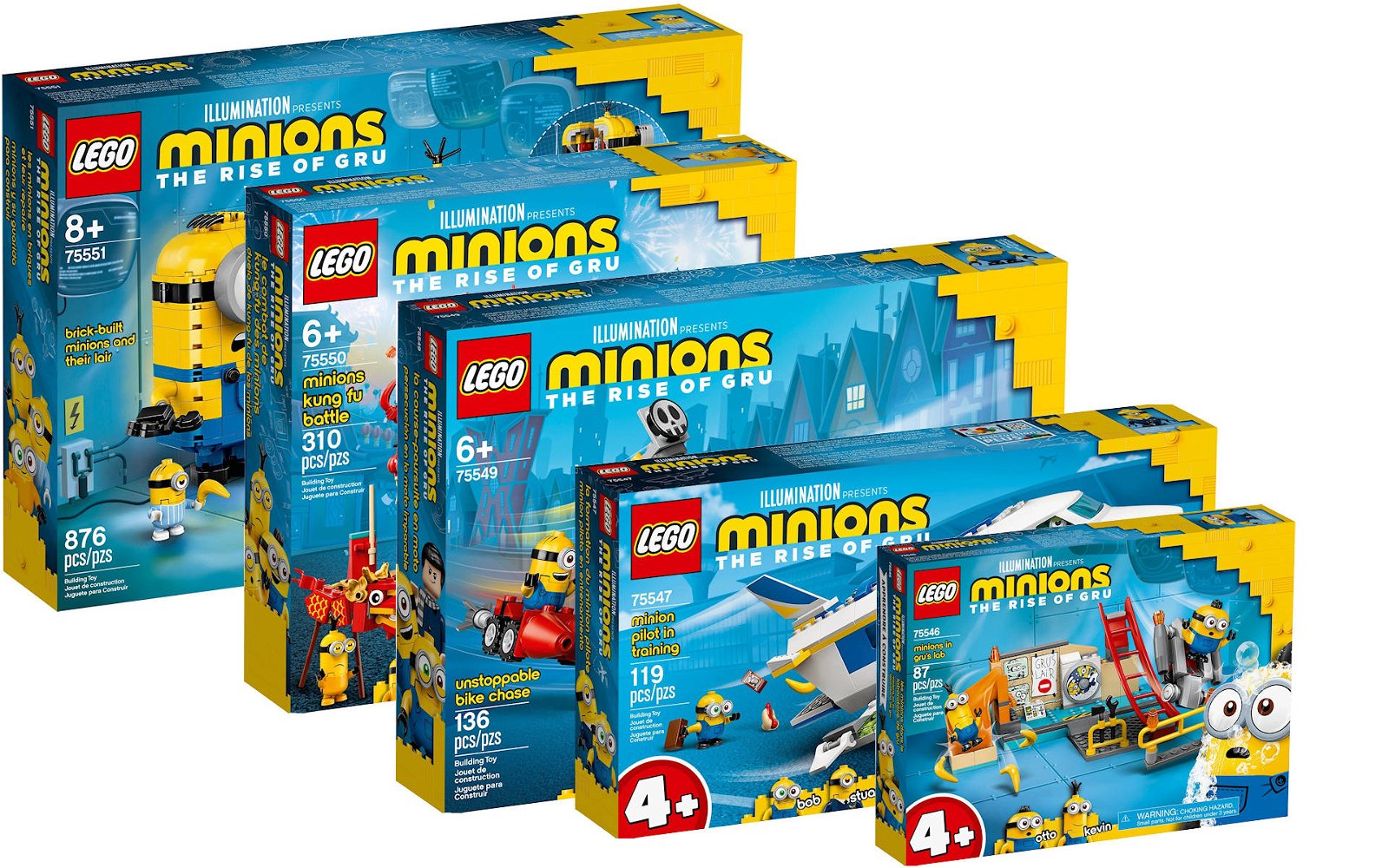 Immagine di La famiglia dei set LEGO Minions è finalmente al completo.