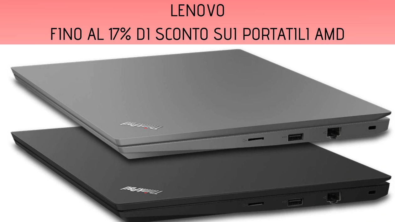 Immagine di Lenovo, fino al 17% di sconto su tanti portatili per uso professionale