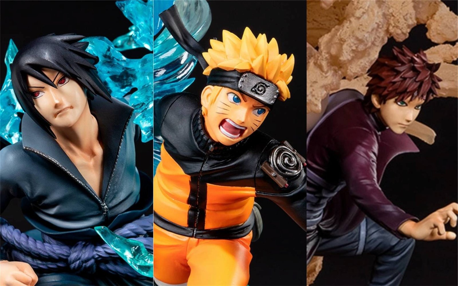 Immagine di Naruto: arrivano Naruto, Gaara e Sasuke – Figuarts Zero