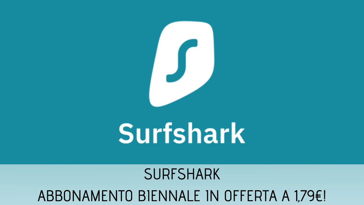 Immagine di Surfshark VPN: 82% di sconto sul piano da 24 mesi