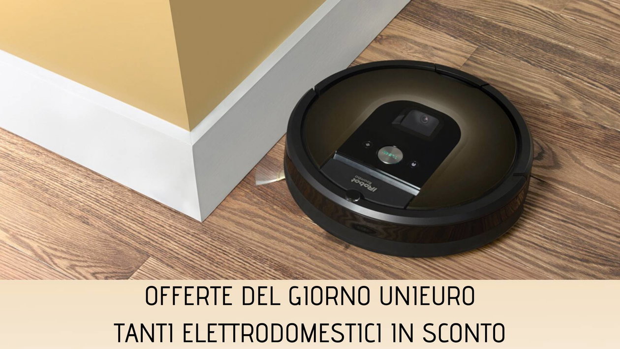 Immagine di Offerte del giorno Unieuro: tanti elettrodomestici in offerta