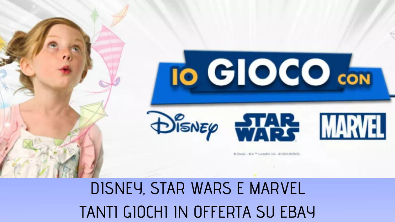 Immagine di Disney, Star Wars e Marvel: tanti giochi in offerta su eBay