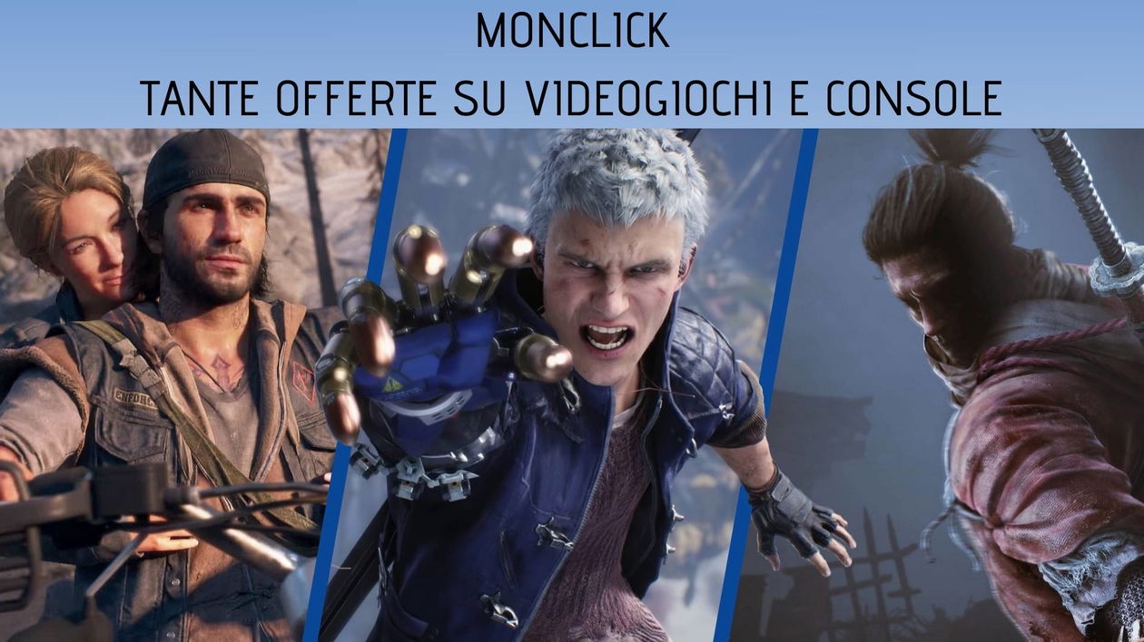 Immagine di Console, videogiochi e accessori: tantissime offerte su Monclick