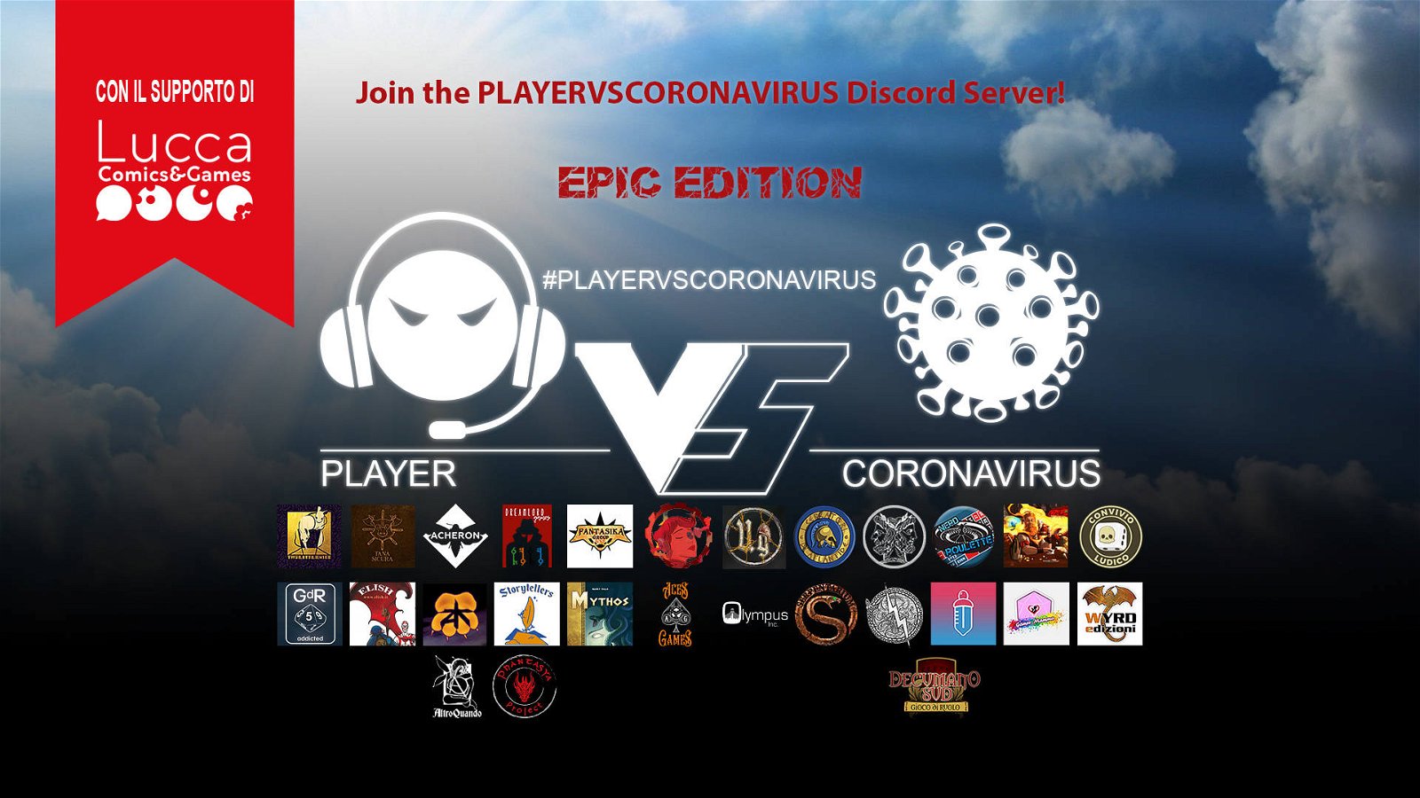 Immagine di Lucca Comics &amp; Games si unisce a Players vs Coronavirus