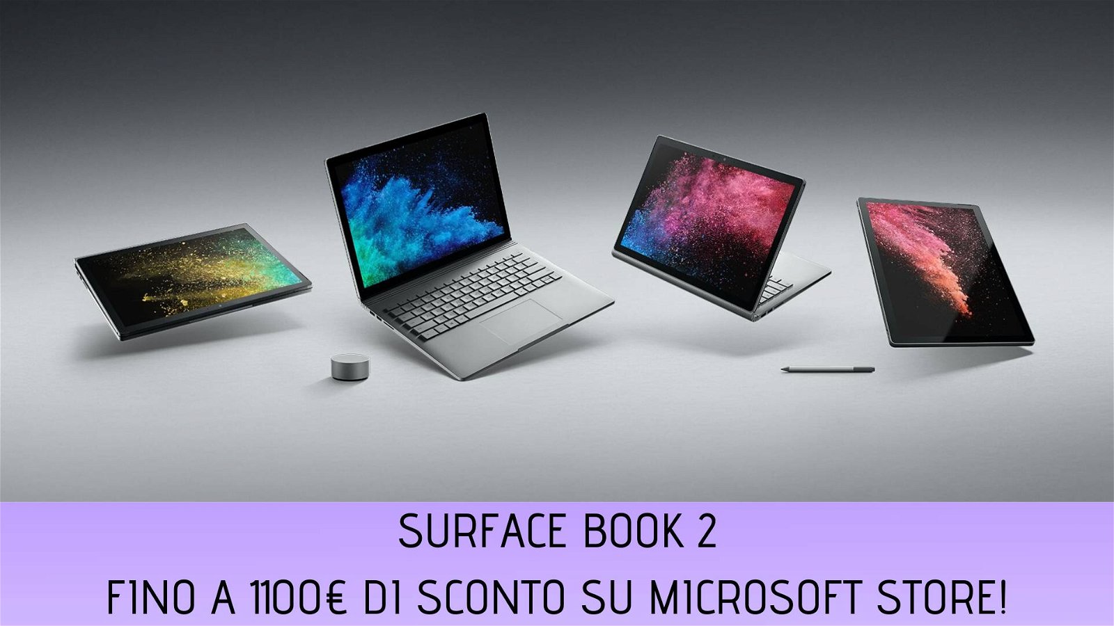 Immagine di Surface Book 2: fino a 1100 euro di sconto sul Microsoft Store