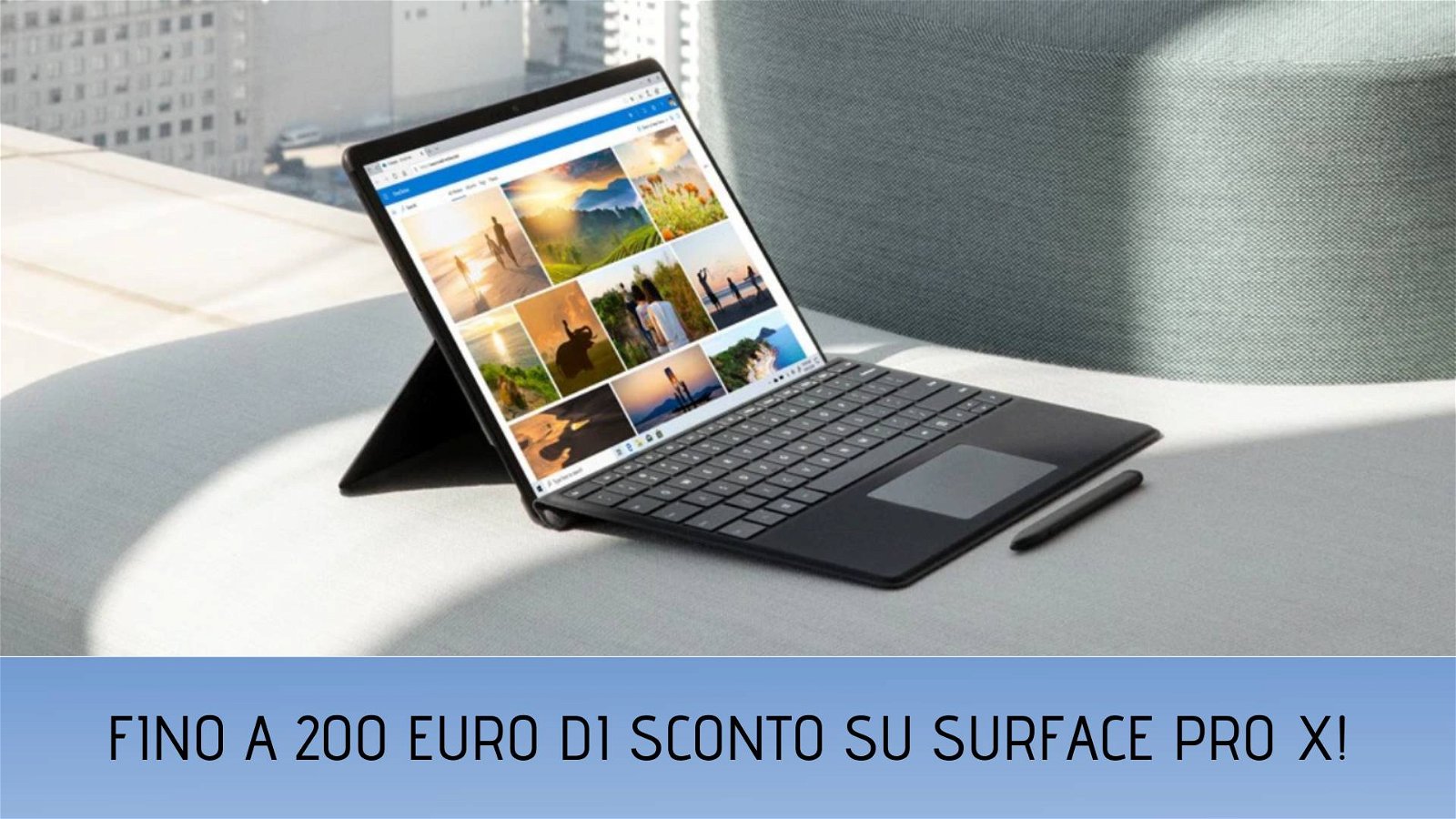 Immagine di Risparmia fino a 200€ sul nuovo Surface Pro X