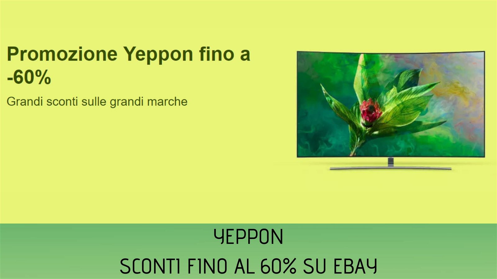 Immagine di Fino a -60% sulle grandi marche su eBay grazie a Yeppon!