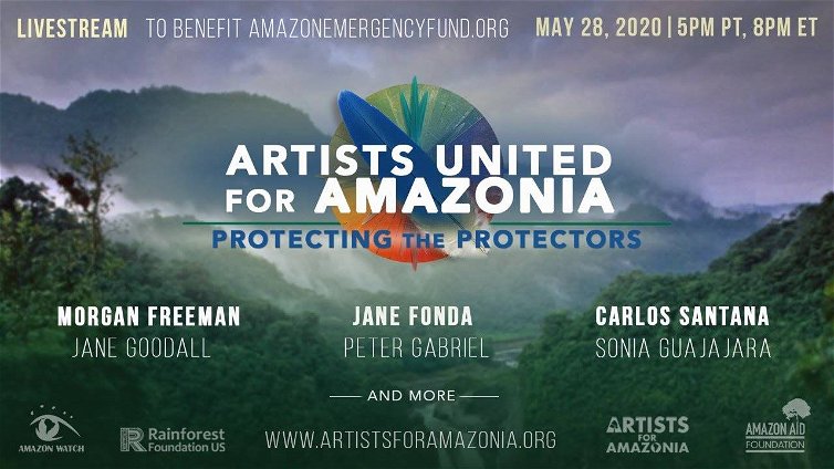 Immagine di "Artists United for Amazonia": presto in streaming l'evento benefico delle celebrità
