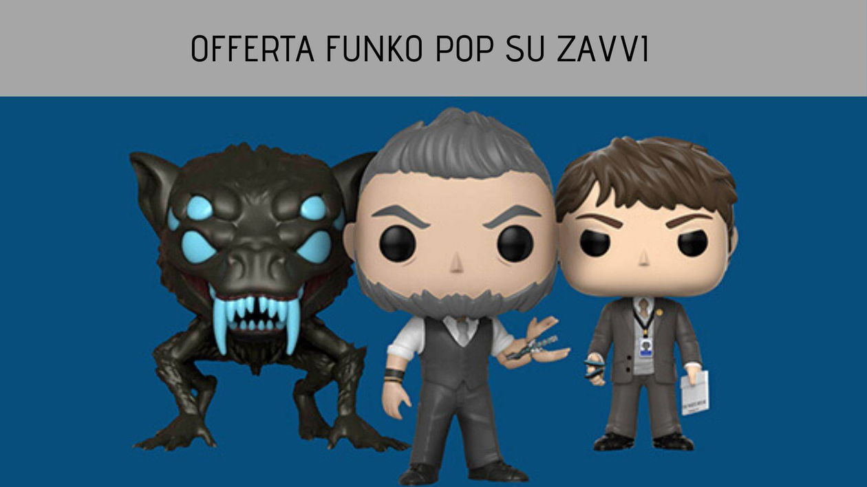 Immagine di 3 Funko Pop a soli 25 euro su Zavvi