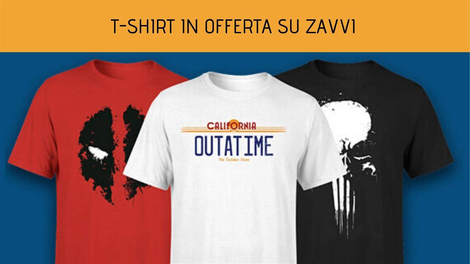 Immagine di Tante t-shirt in offerta a tema cinema e videogame su Zavvi!