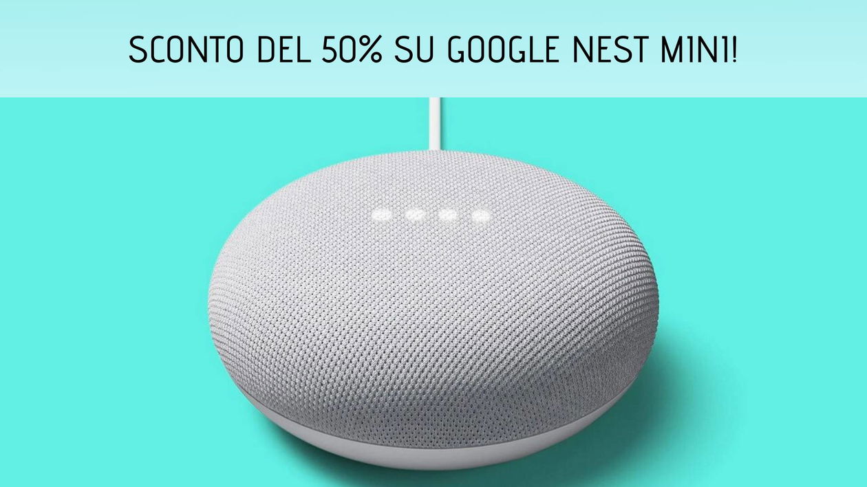 Immagine di Google Nest Mini scontato del 50% su eBay!
