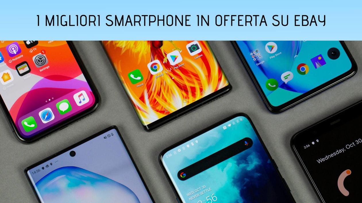 Immagine di Le migliori offerte smartphone della settimana su eBay