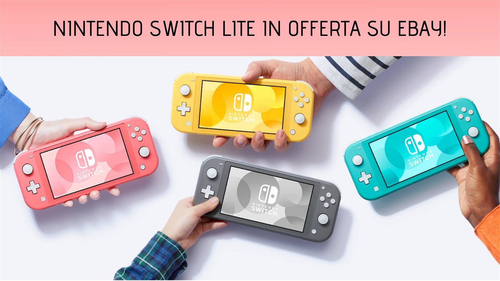 Immagine di Nintendo Switch Lite: prezzo d'occasione su eBay!